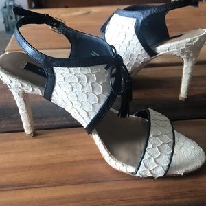 Ann Taylor Snakeskin Heels